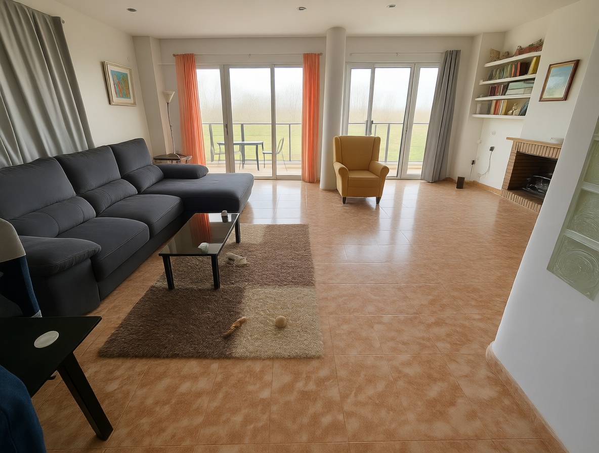 Chalet à vendre avec accès direct à la plage à Oliva — Séjour