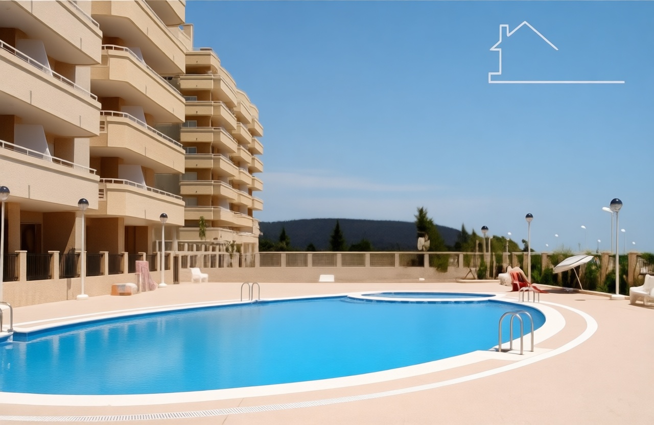 Appartement à vendre pieds dans l'eau à Oropesa del Mar — Piscine