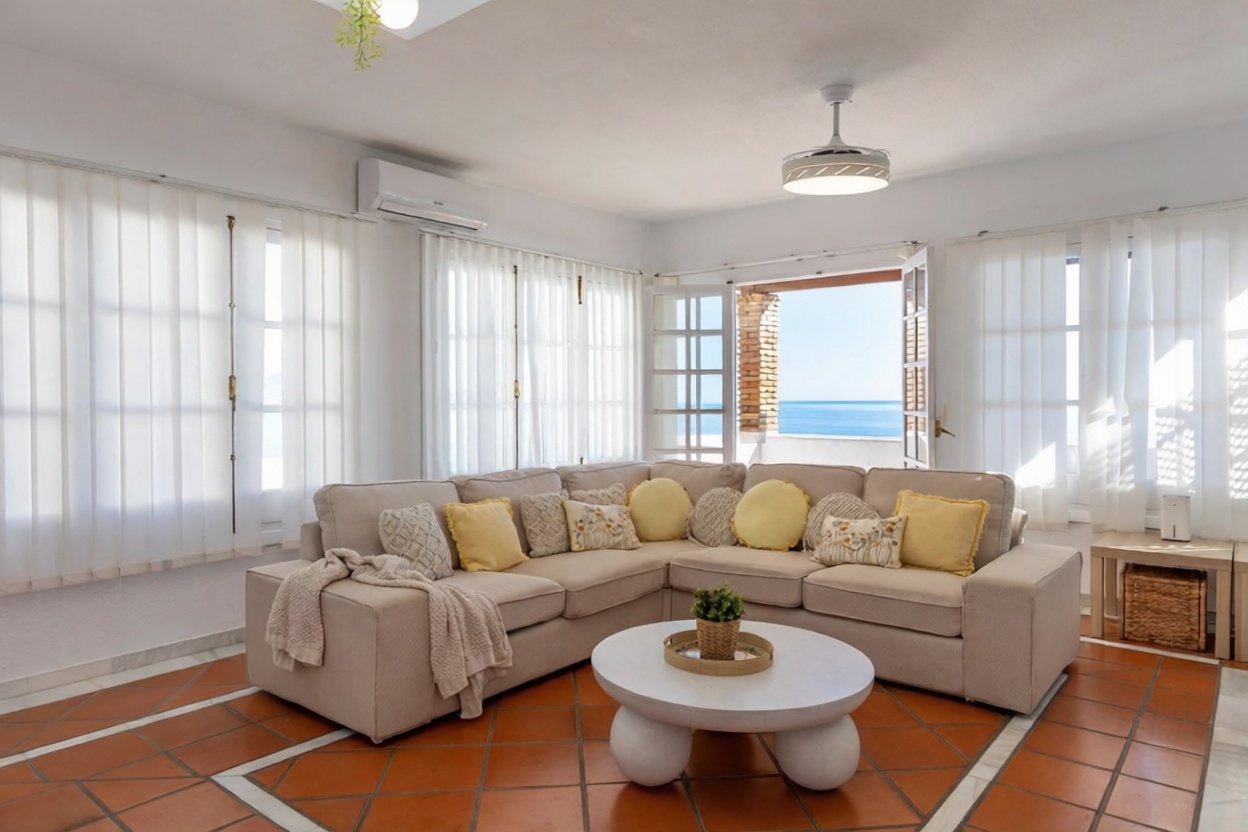 Chalet à vendre avec accès direct à la plage à Almuñécar — Séjour