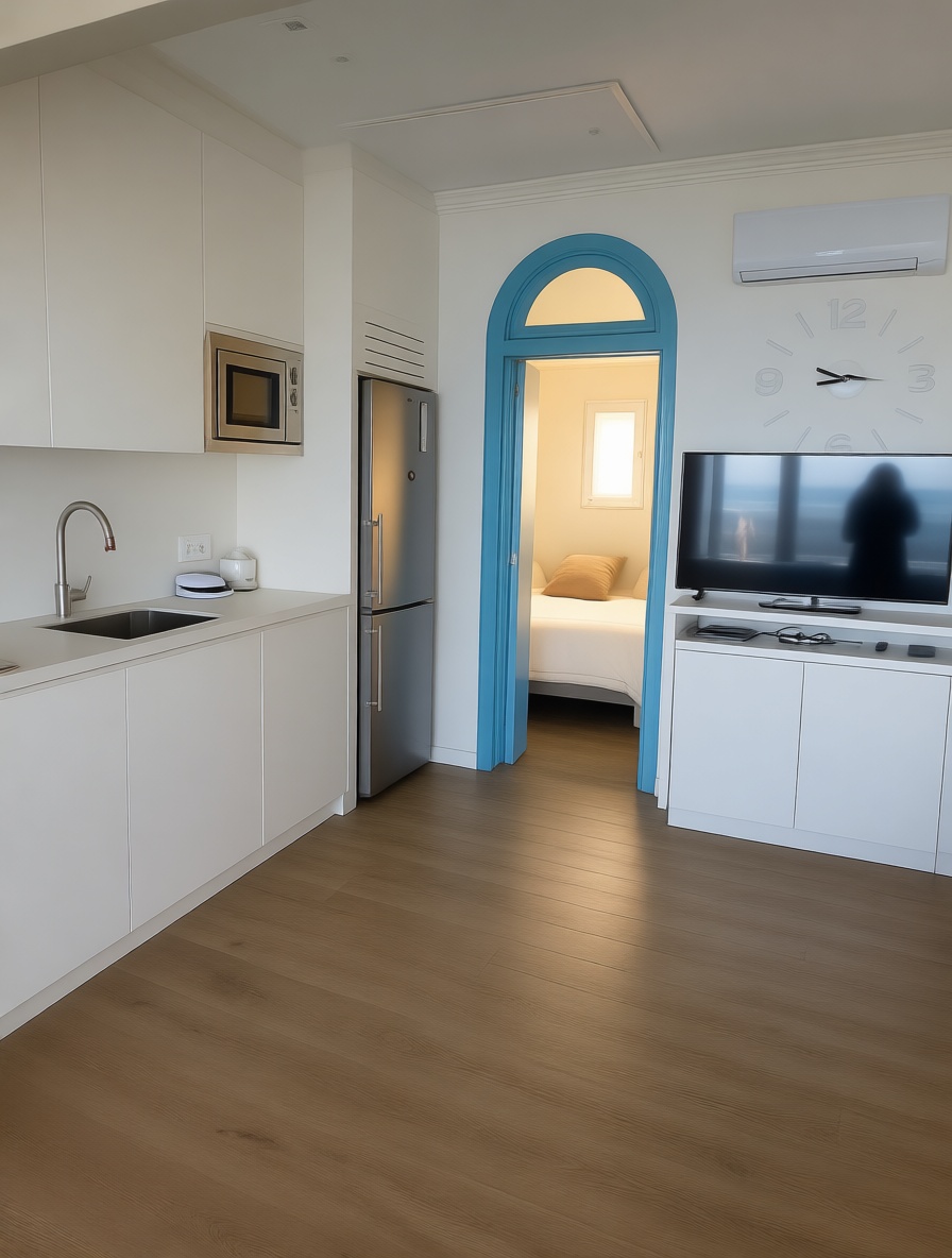 Grenier aménagé à vendre en première ligne de mer à Las Palmas de Gran Canaria — Chambre
