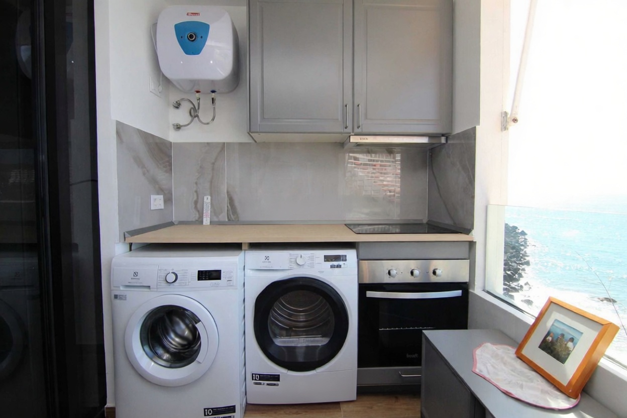 Flat for sale frontline beach in Mogán — Kitchen