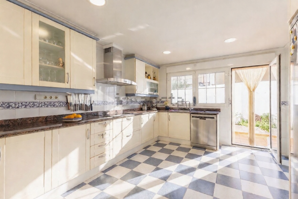 Chalet for sale with direct beach access in Oropesa del Mar — Kitchen