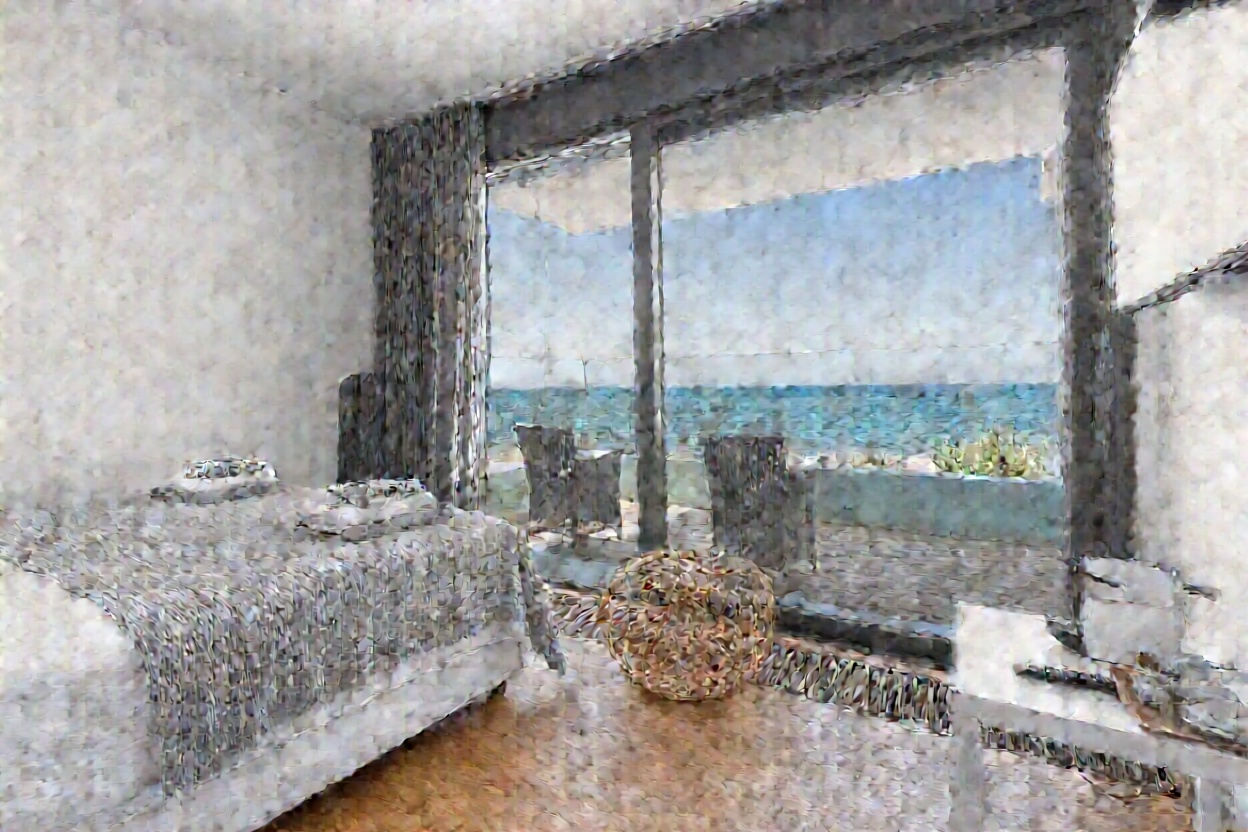 Chalet for sale with direct beach access in Marbella — Bedroom