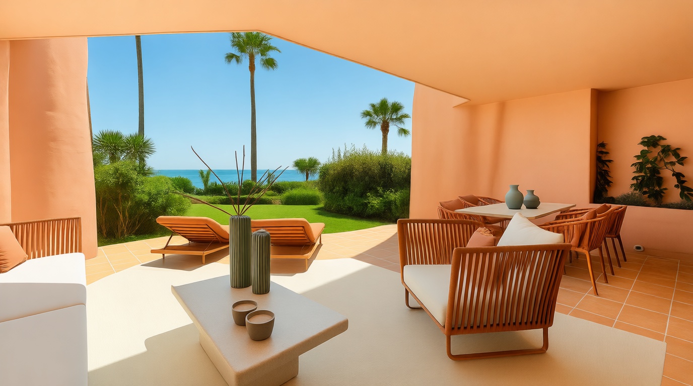 Apartamento à venda pé na areia em Estepona