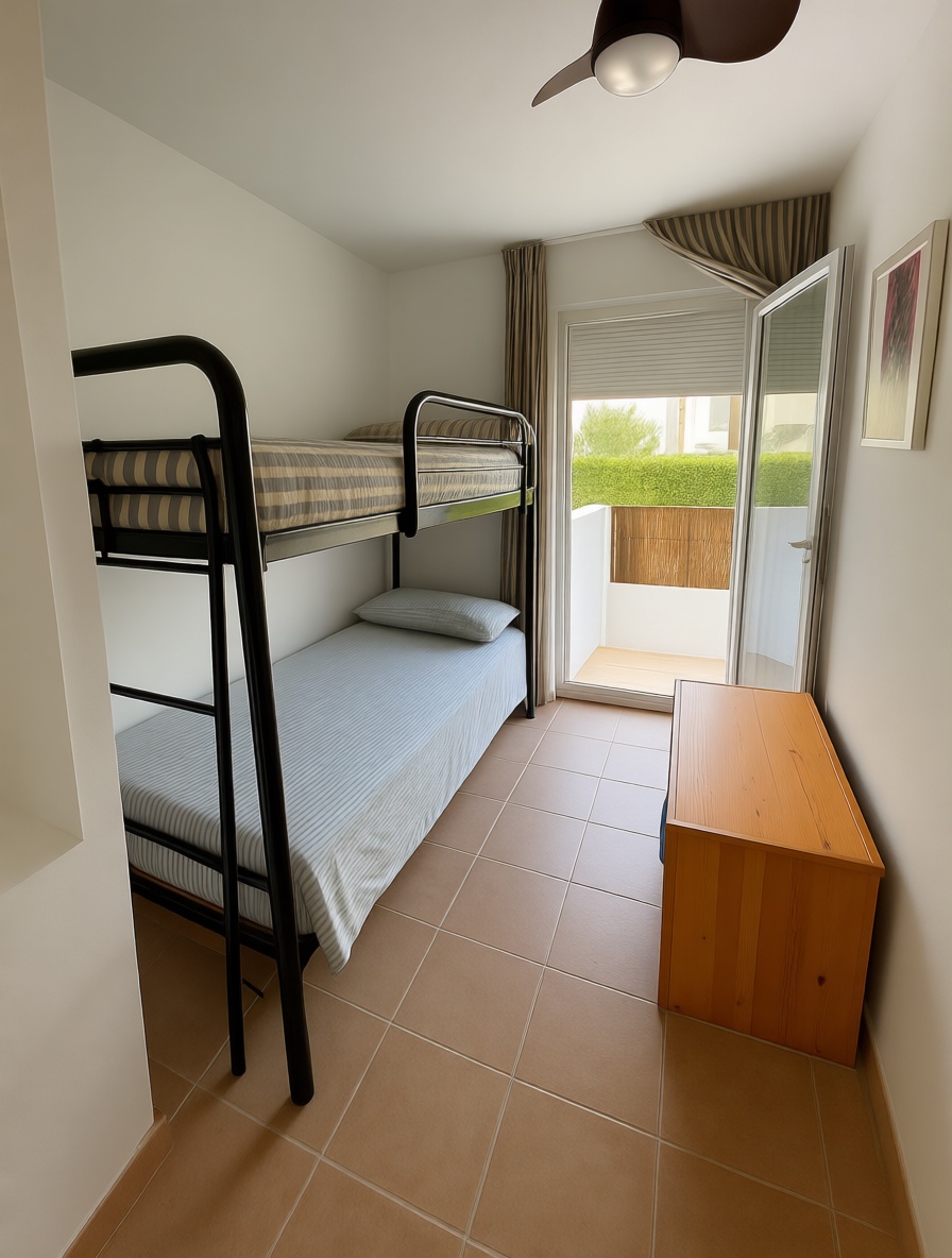Apartamento em primeira linha de praia em Vera — Quarto