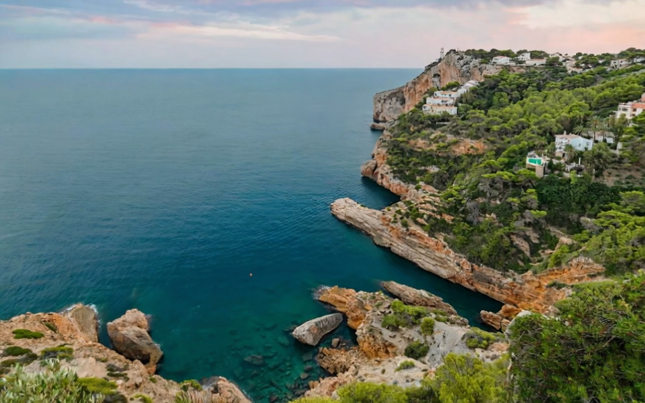 Chalet en venta con acceso directo a la playa en Jávea/Xàbia — Vista mar