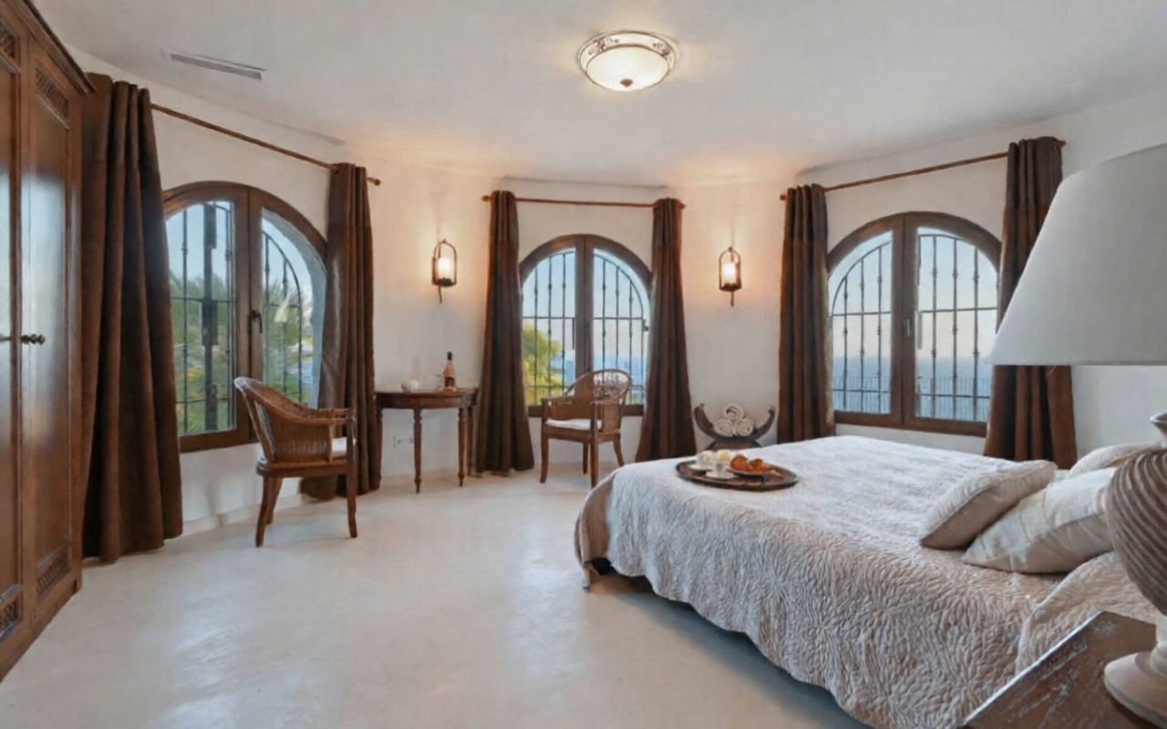 Chalet en venta con acceso directo a la playa en Jávea/Xàbia — Dormitorio