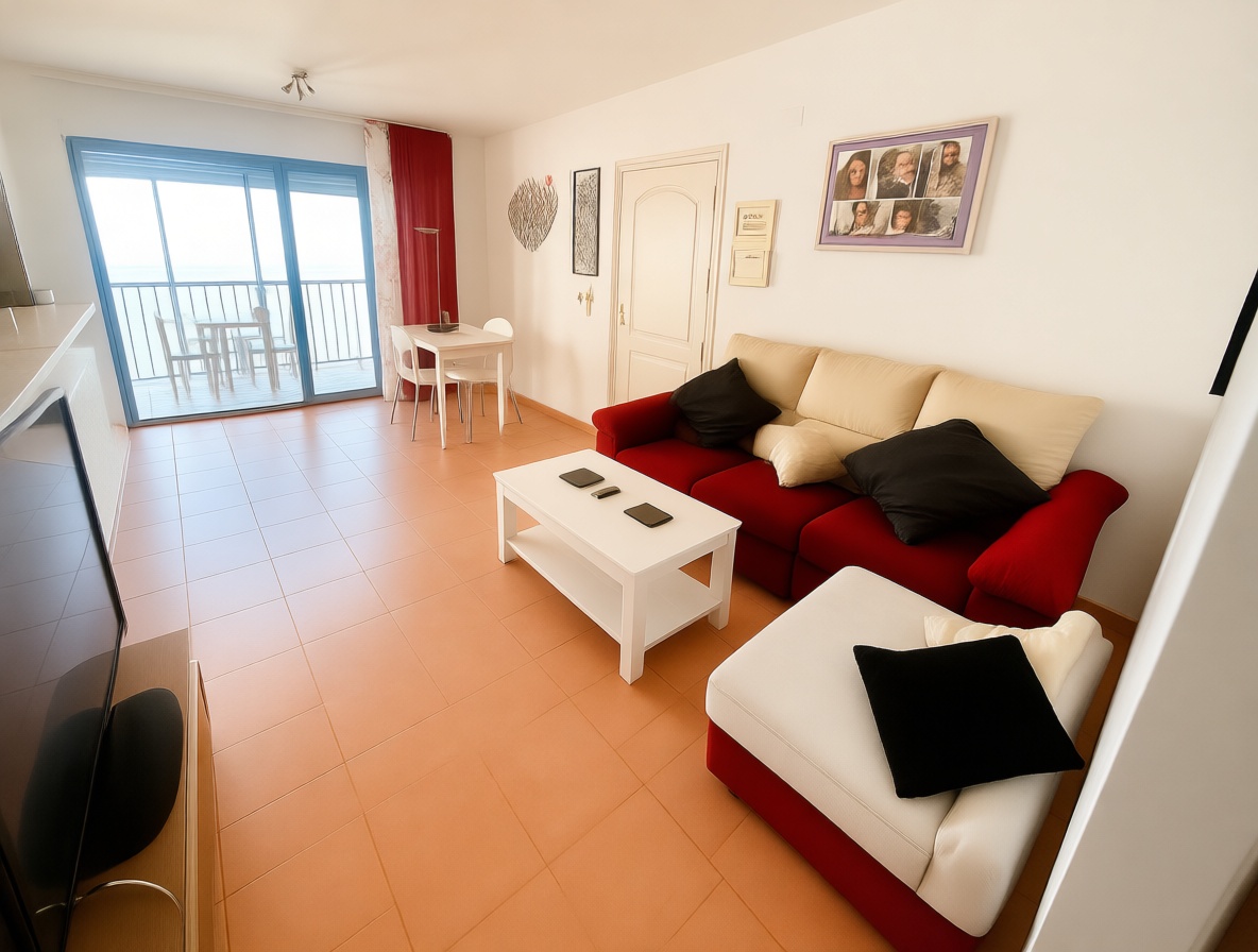 Ático en venta en primera línea de mar en Cartagena — Salón
