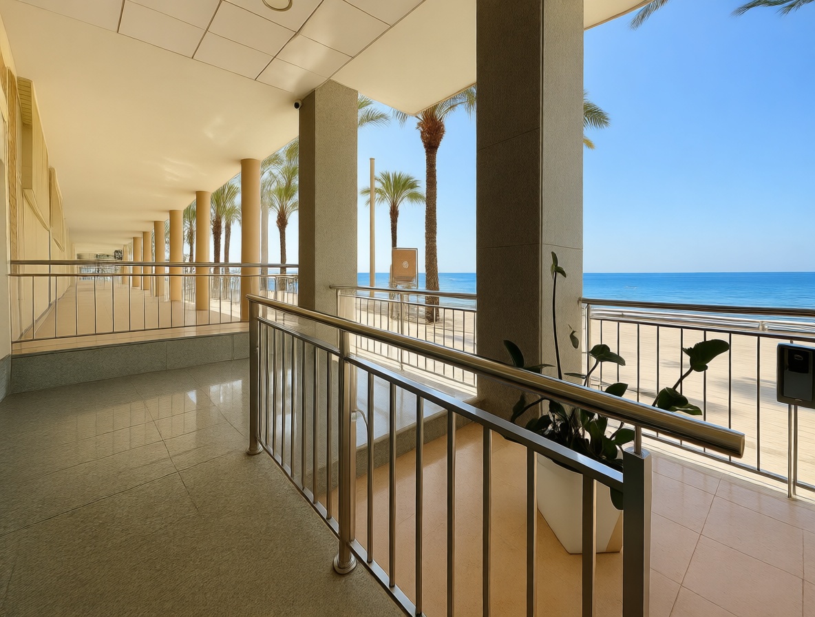 Appartement en première ligne de plage à Torrevieja — Vue mer