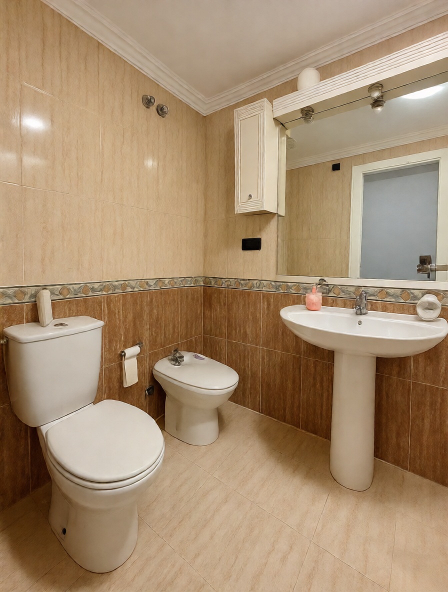 Appartement en première ligne de plage à Torrevieja — Sanitaires