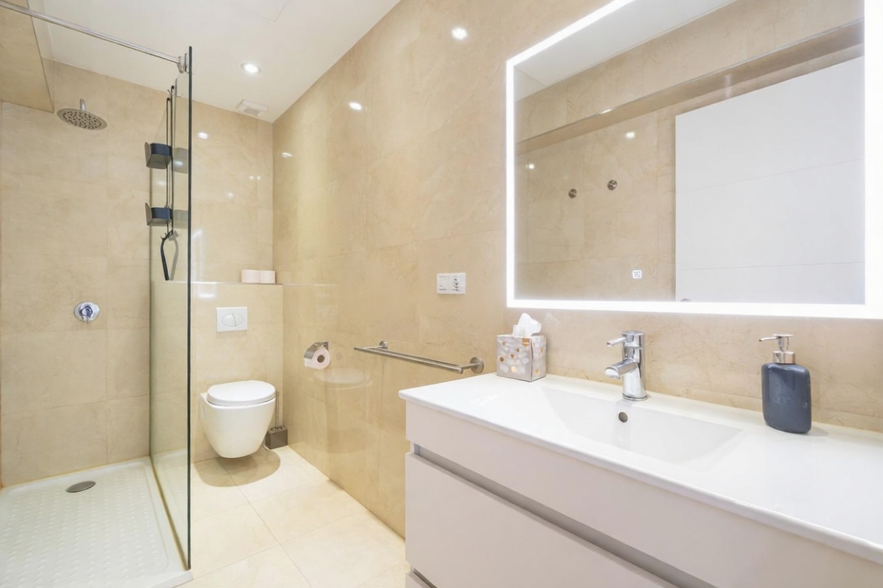 Flat for sale frontline beach in Llucmajor — Bedroom
