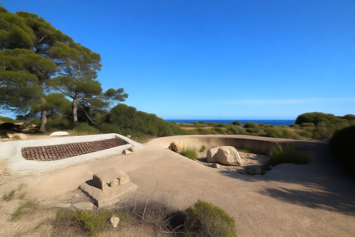 Finca en venta con acceso directo a la playa en Llucmajor — Vista mar