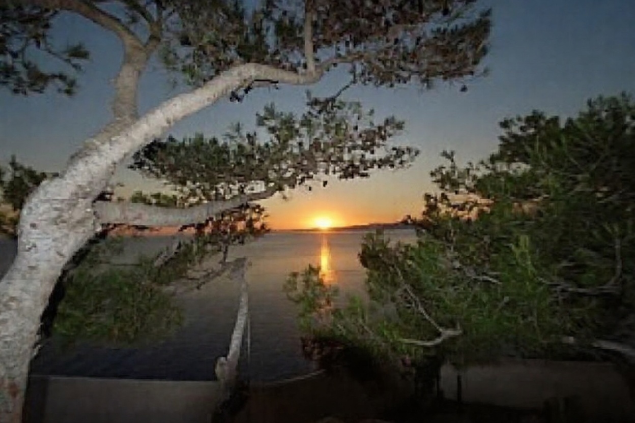 Chalet en venta con acceso directo a la playa en Llucmajor — Vista mar