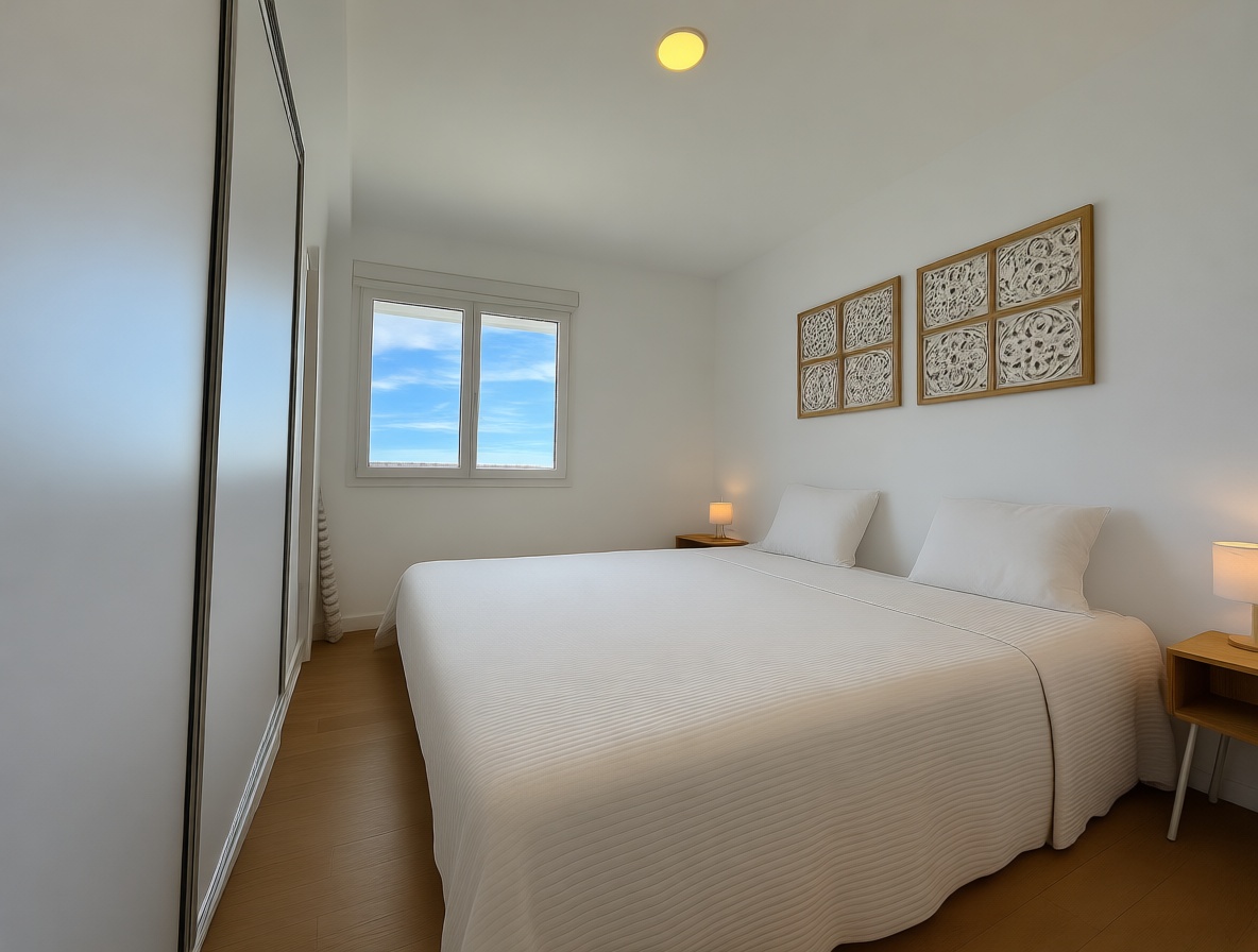 Flat for sale frontline beach in Calpe — Bedroom