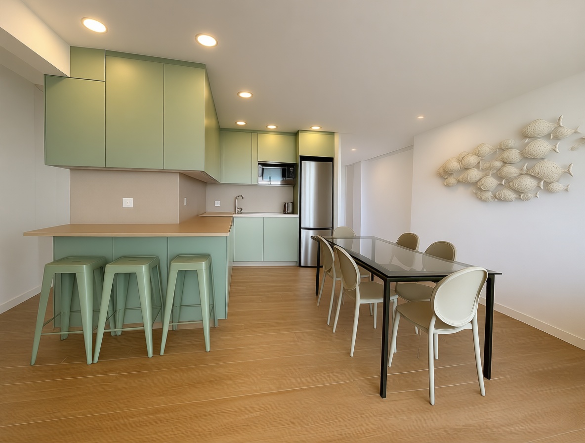 Flat for sale frontline beach in Calpe — Kitchen