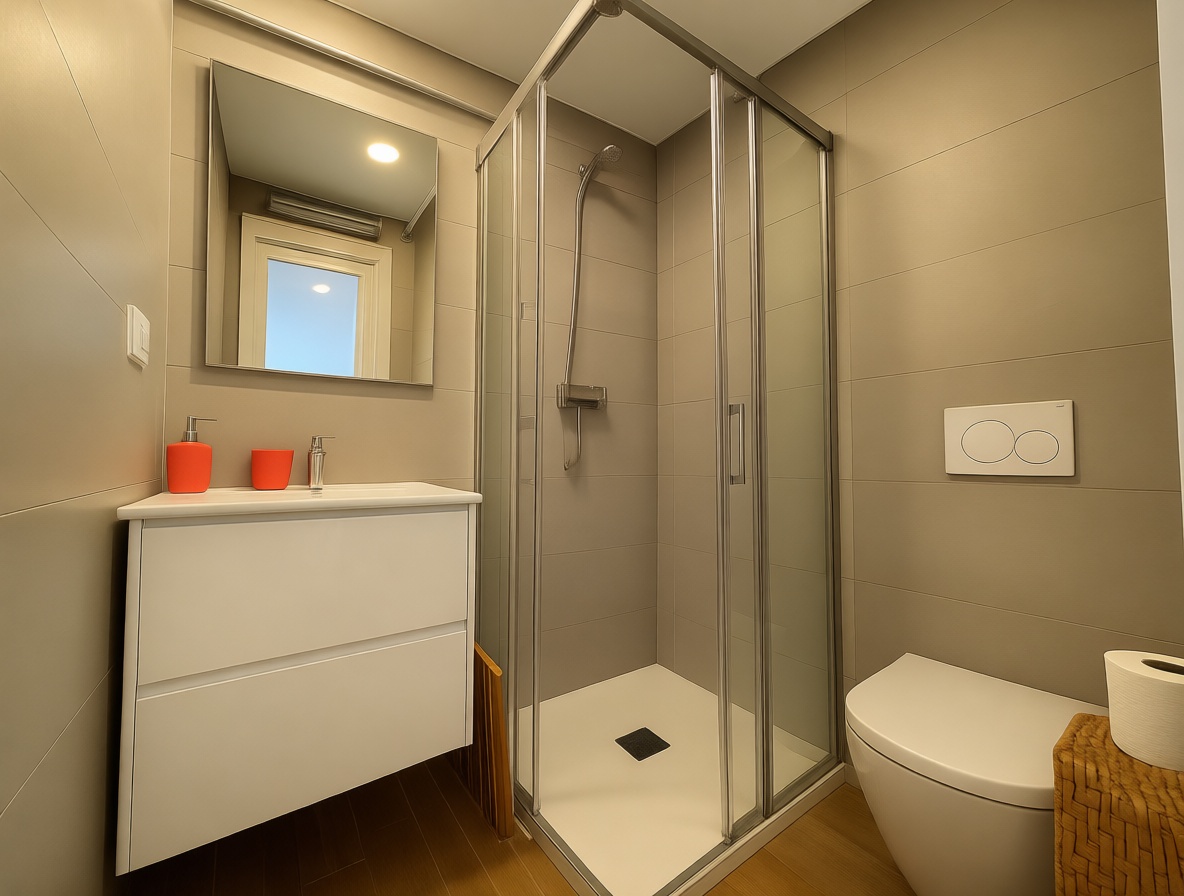 Flat for sale frontline beach in Calpe — Bathroom
