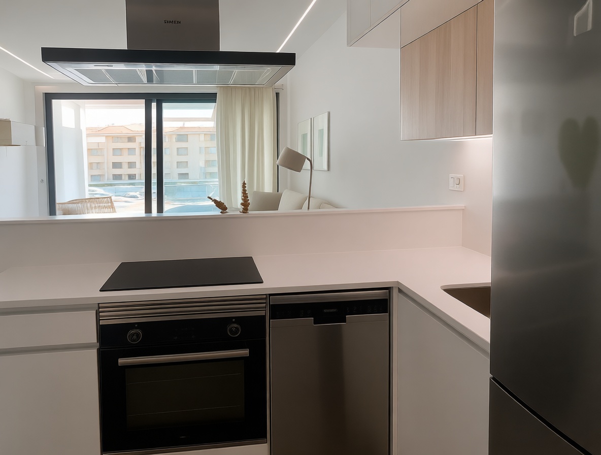 Duplex for sale frontline beach in Denia — Kitchen