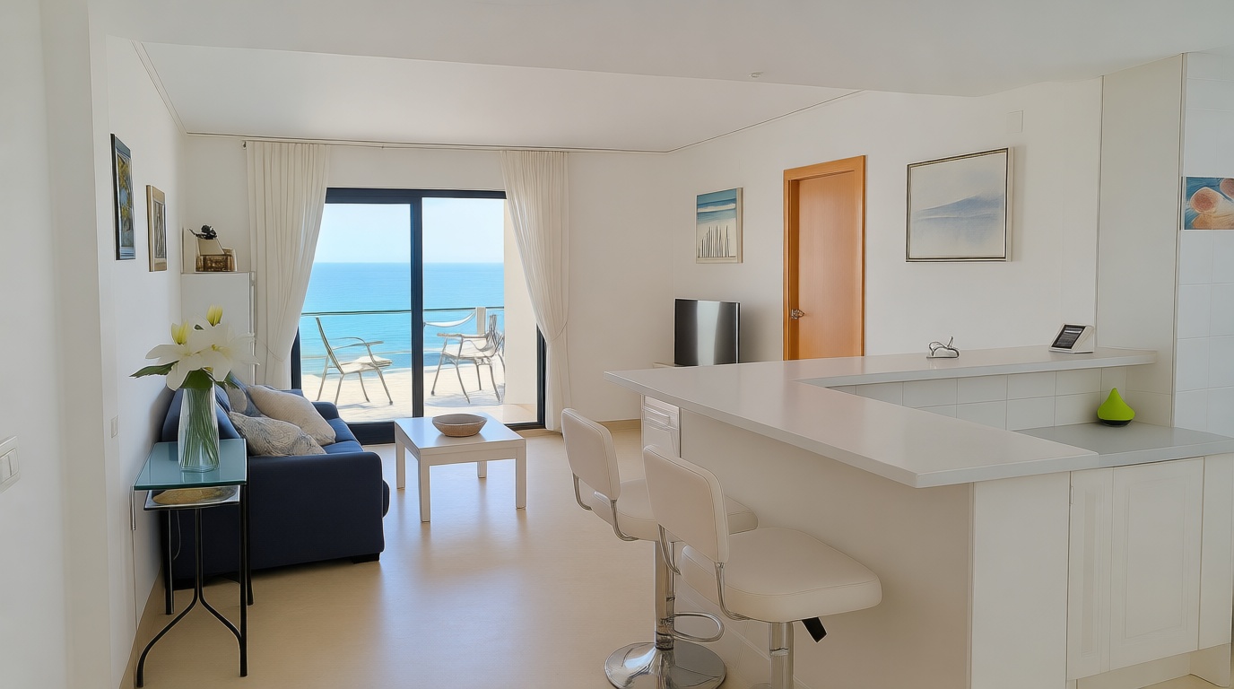 Attic for sale seafront in Oliva — Kitchen
