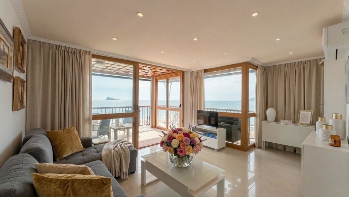 Flat in Primera Línea de Playa in Benidorm — Living room