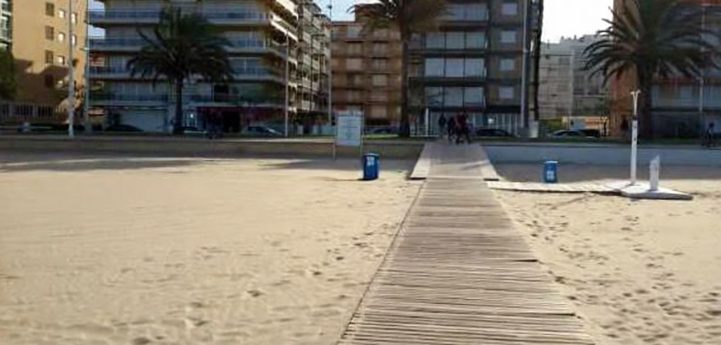 Apartamento à venda pé na areia em Gandia — Vista mar