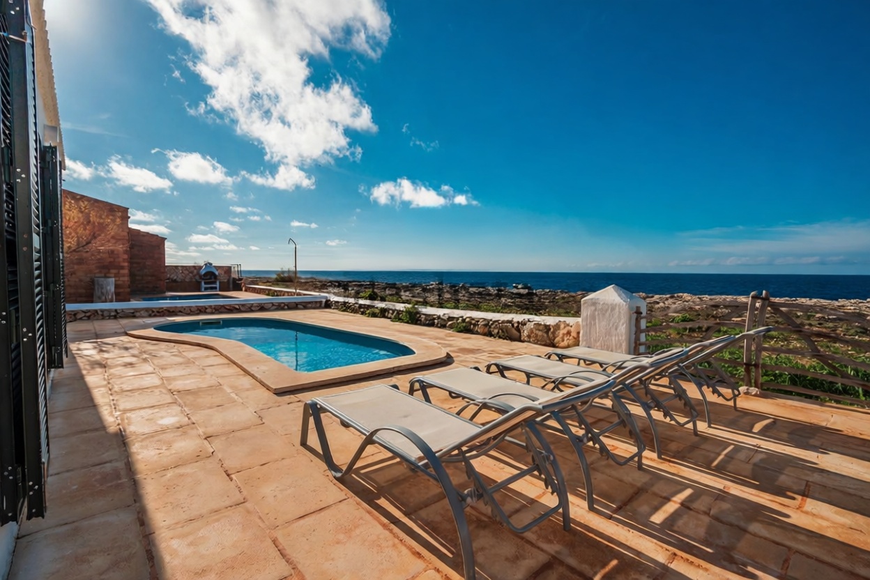 Chalet à vendre avec accès direct à la plage à Ciutadella