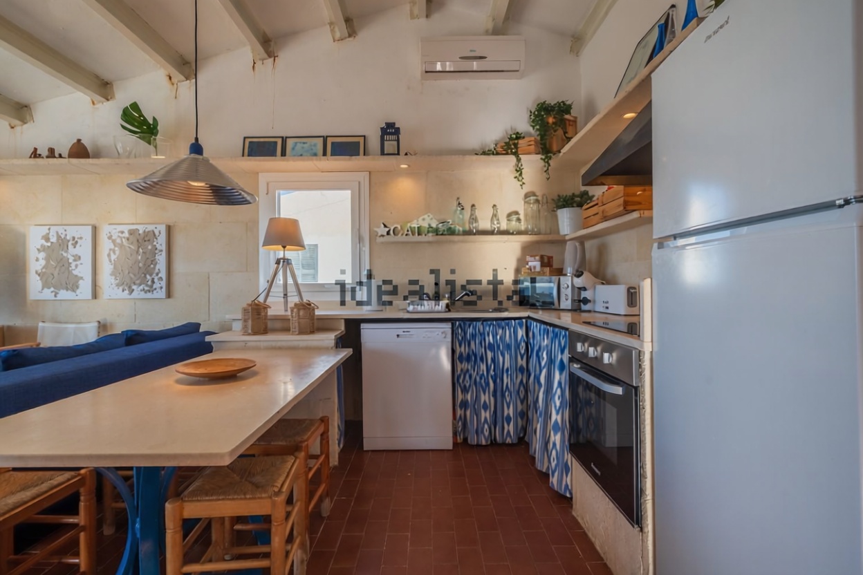 Chalet with direct beach access in Ciutadella — Bedroom