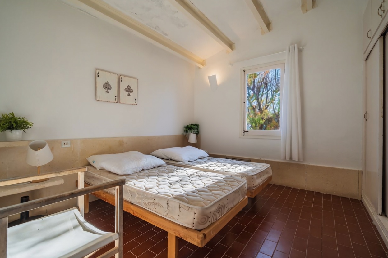 Chalet with direct beach access in Ciutadella — Bathroom