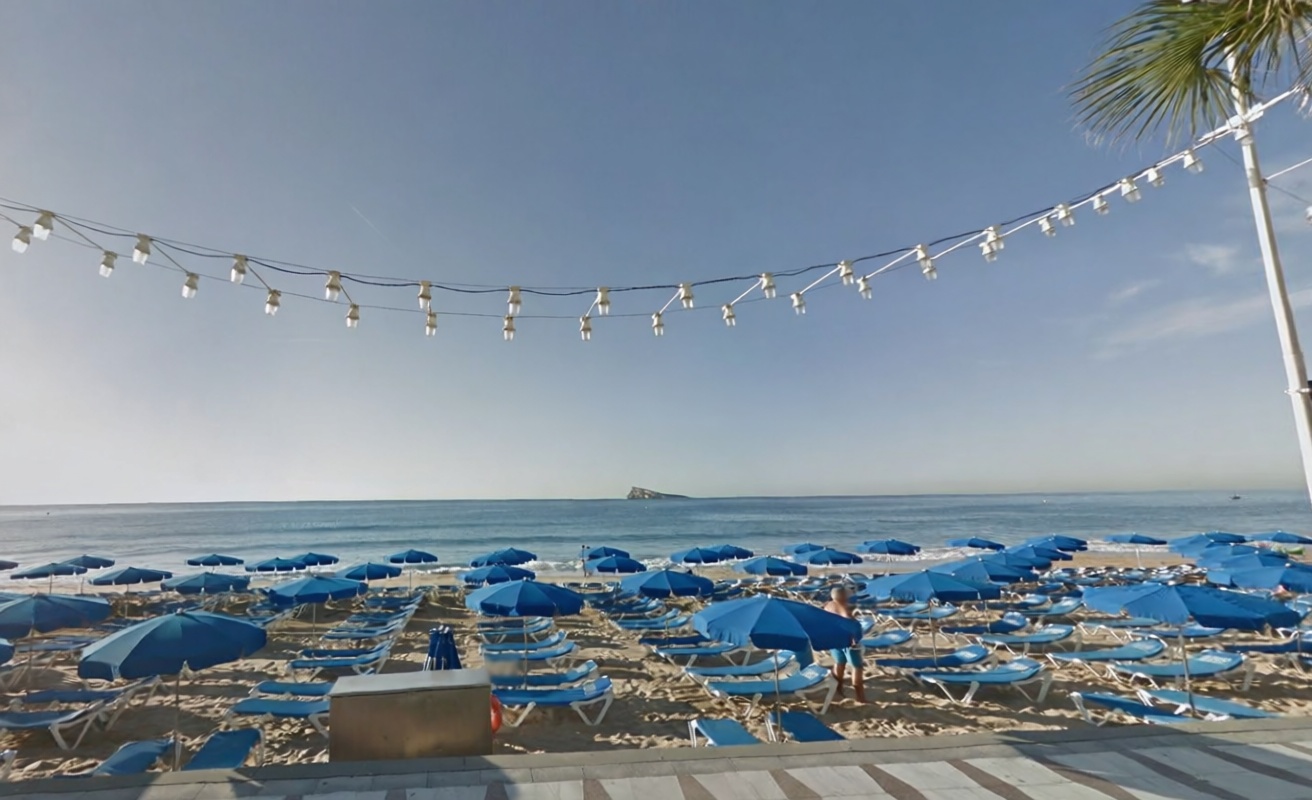 Attic for sale seafront in Benidorm — Sea view