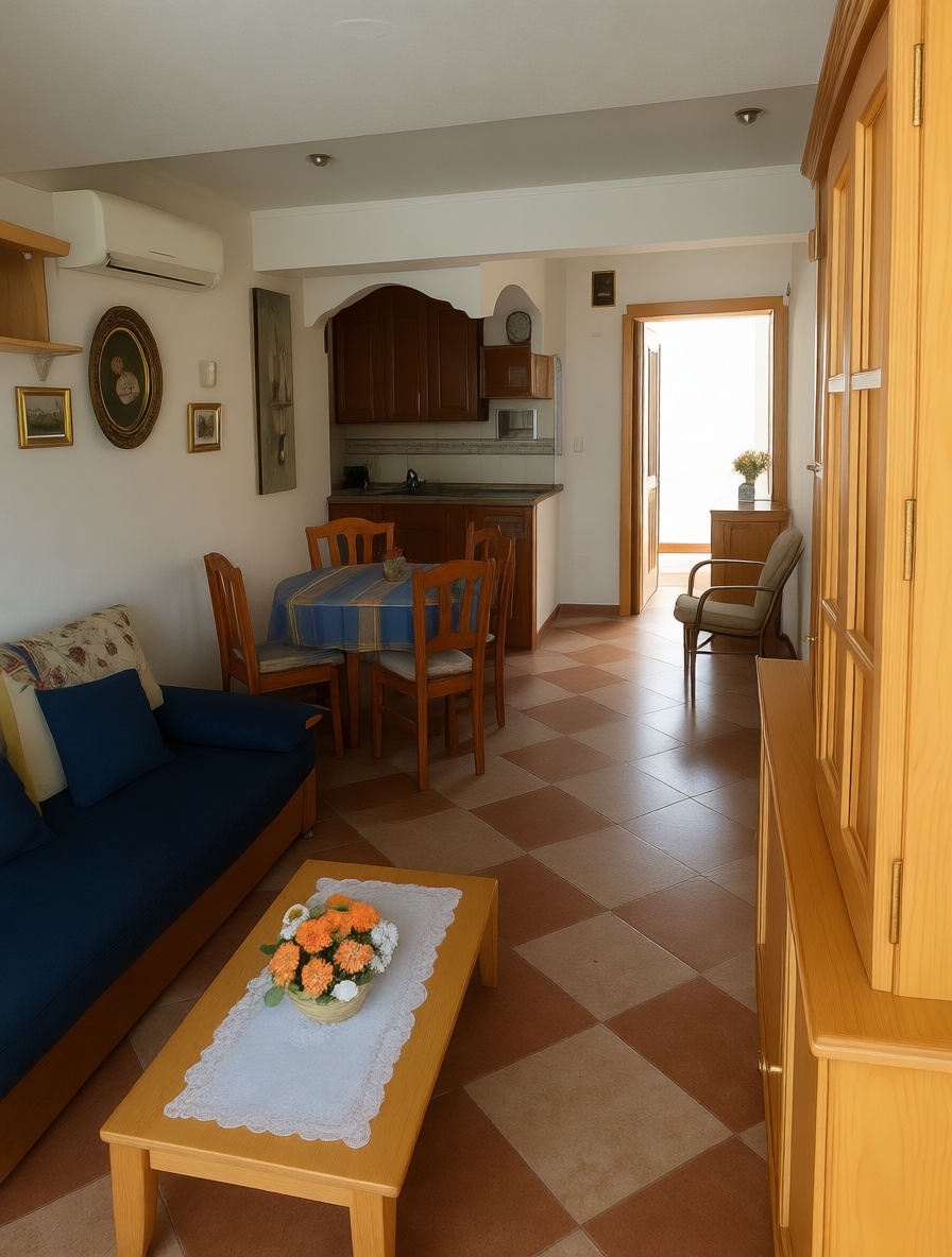 Attic for sale seafront in Benidorm — Living room