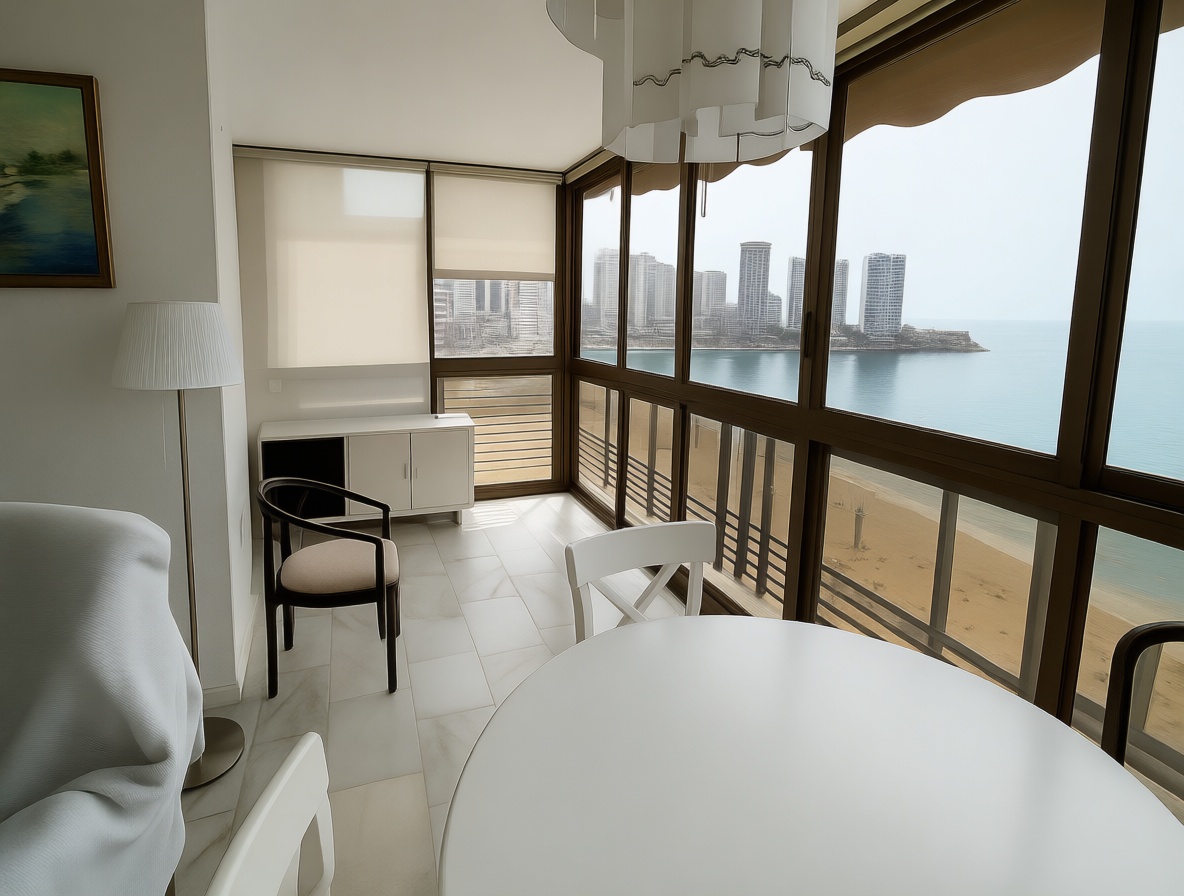 Apartamento em primeira linha de praia em Benidorm