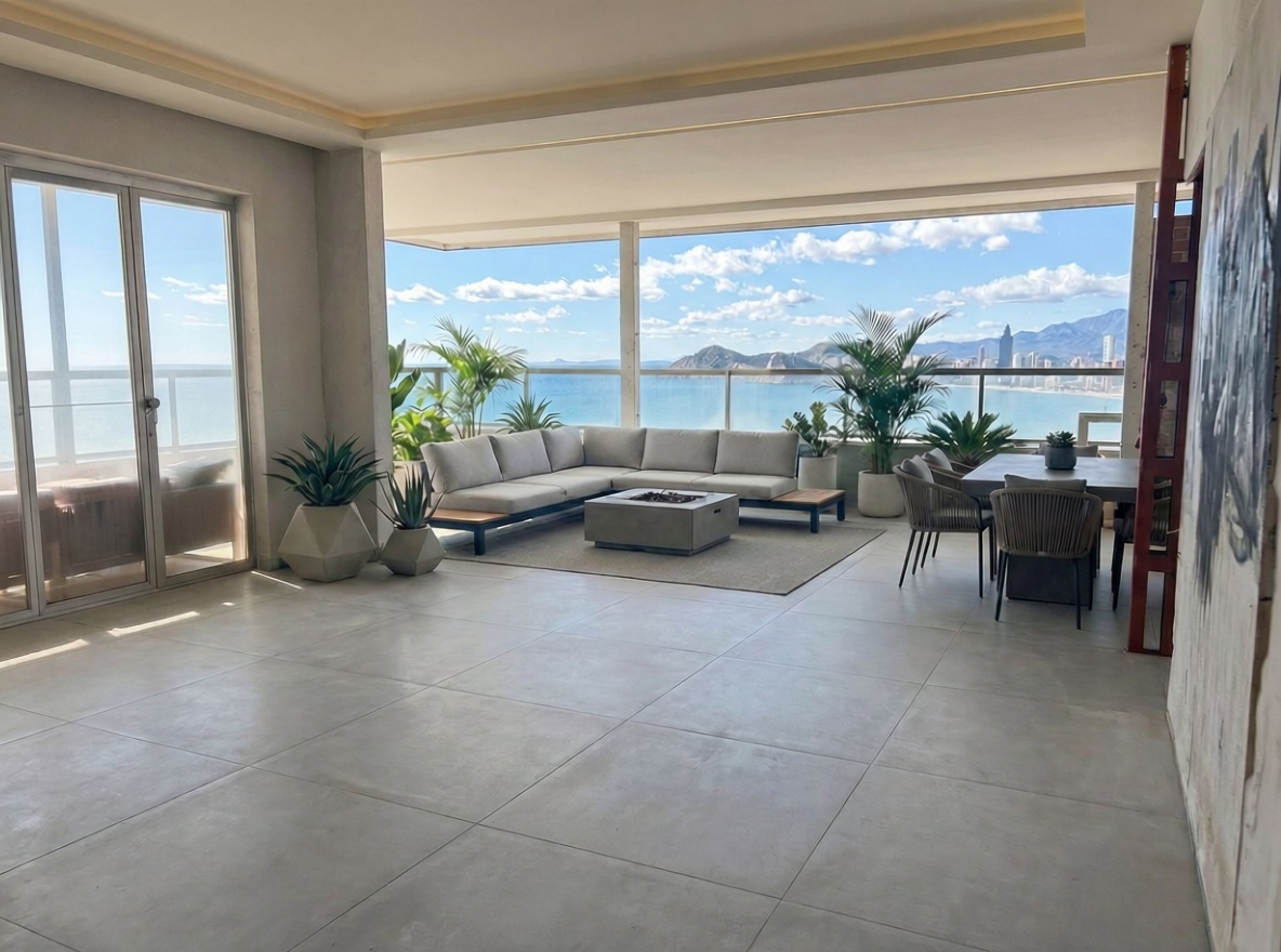 Attique en première ligne de mer à Benidorm — Séjour