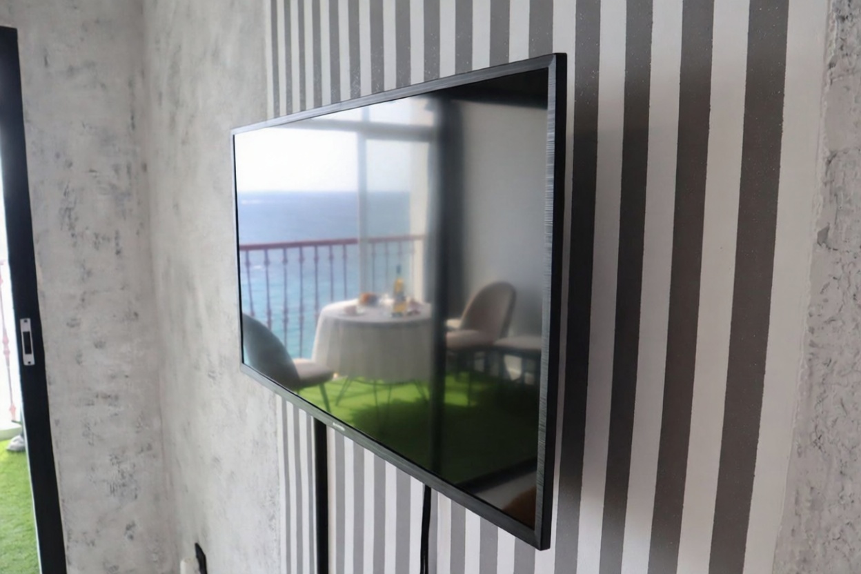 Flat for sale frontline beach in Benidorm — Living room