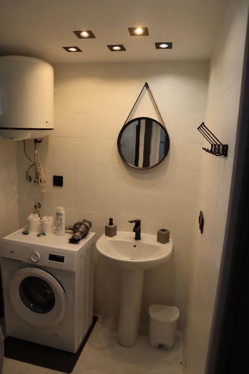 Flat for sale frontline beach in Benidorm — Bathroom