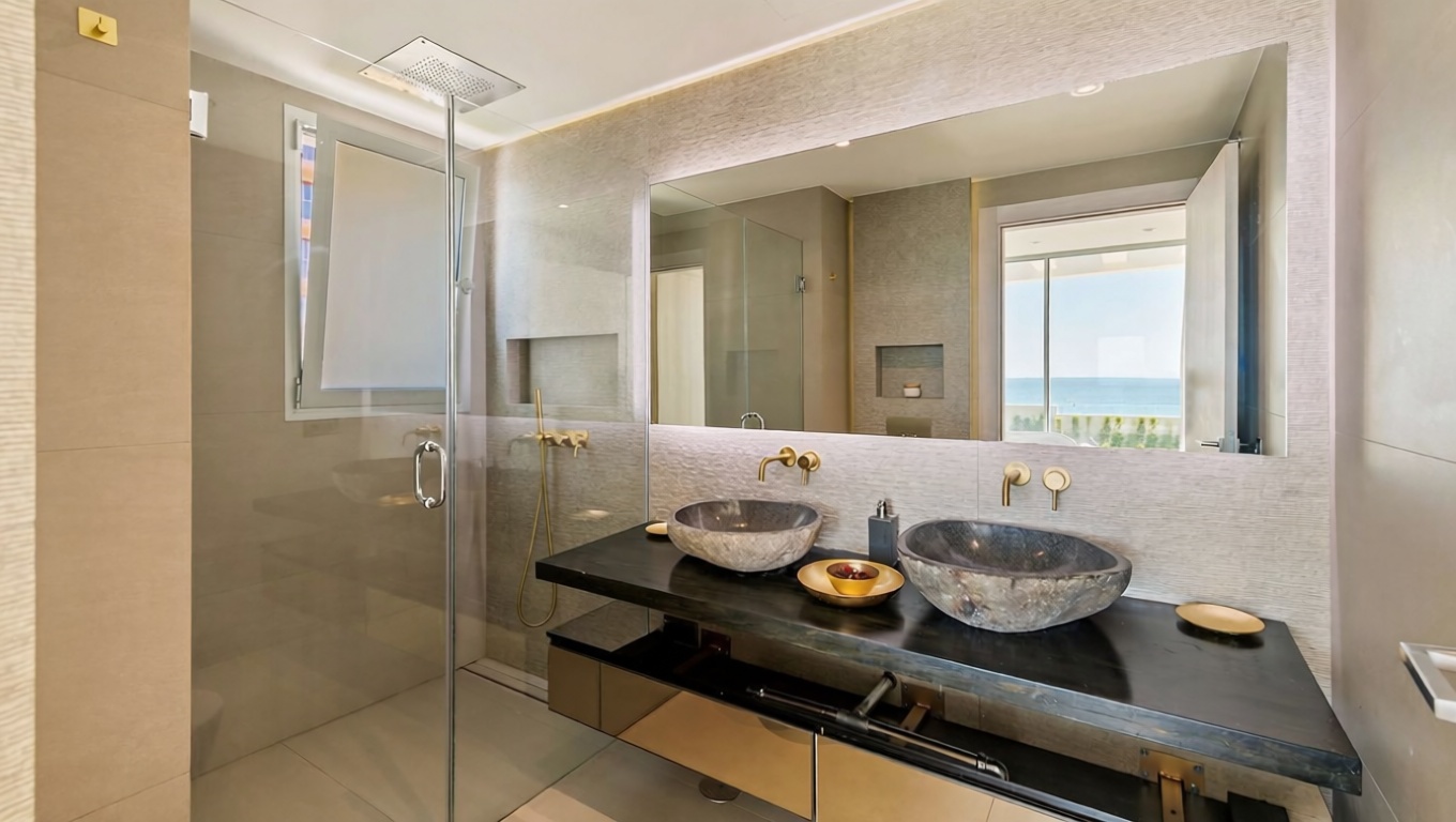 Chalet avec accès direct à la plage à Mijas — Chambre