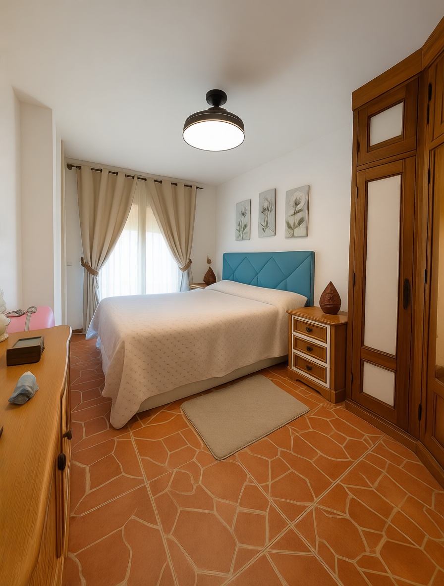 Piso en venta en primera línea de playa en Estepona — Dormitorio