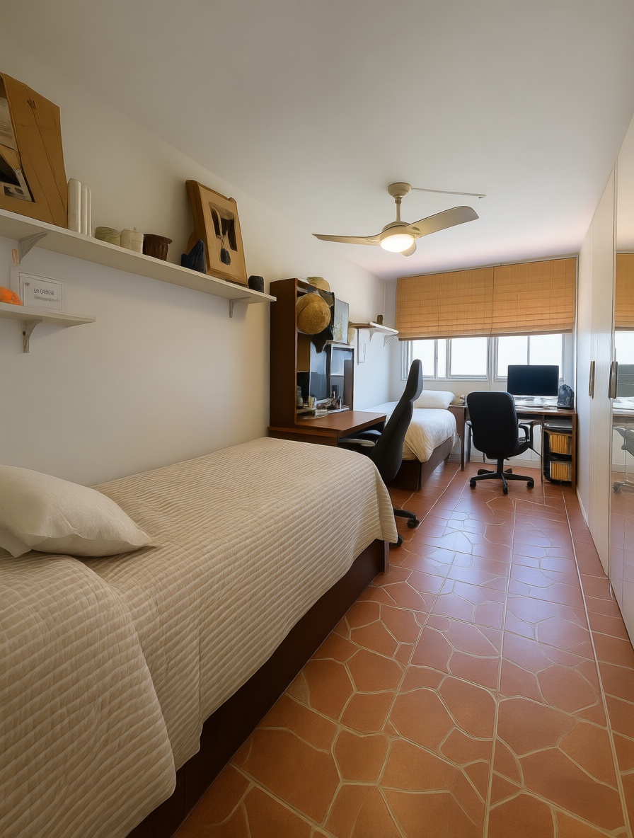 Piso en venta en primera línea de playa en Estepona — Dormitorio