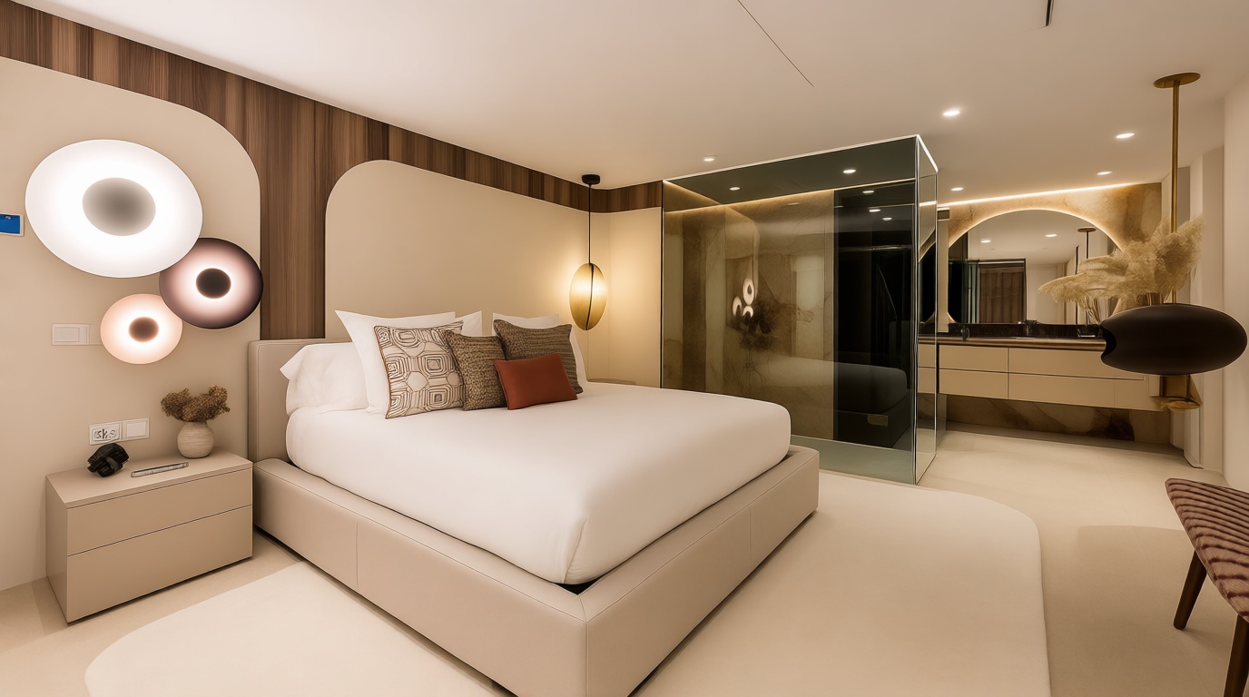 Flat for sale frontline beach in Marbella — Bedroom