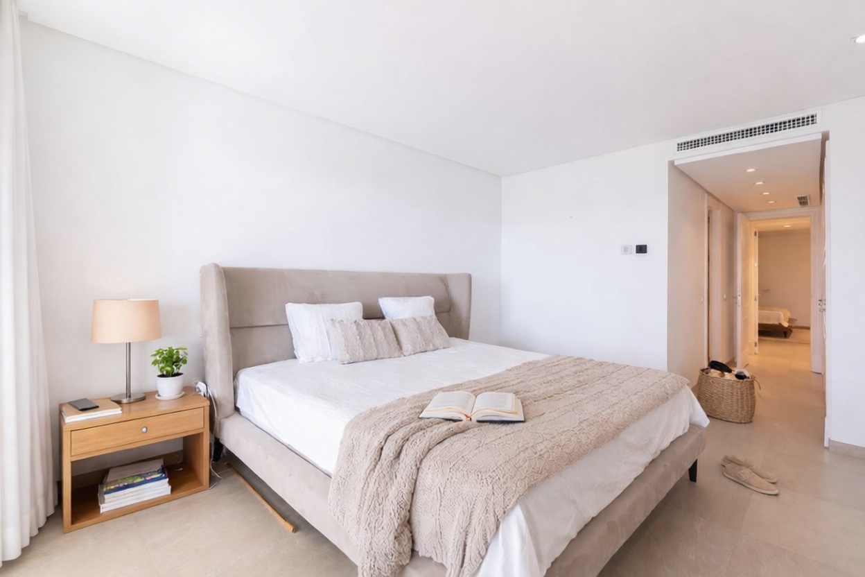 Apartamento à venda pé na areia em Estepona — Quarto