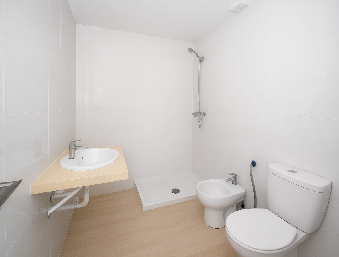 Piso en venta en primera línea de playa en Fuengirola — Baño