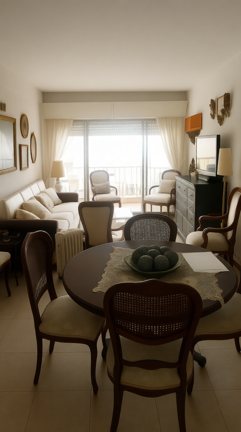 Appartement à vendre pieds dans l'eau à Fuengirola — Séjour