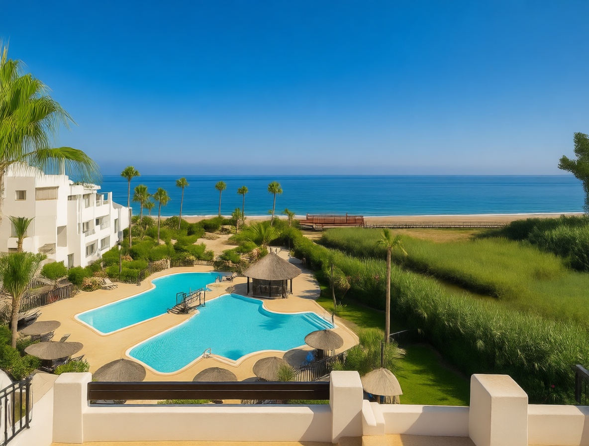 Пентхаус первая линия моря в Estepona — Морской вид