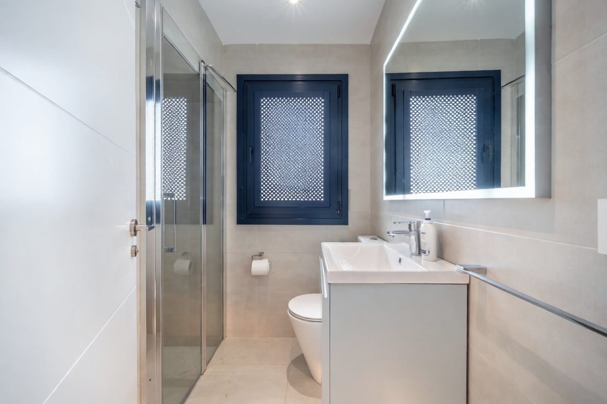 Chalet avec accès direct à la plage à Estepona — Sanitaires
