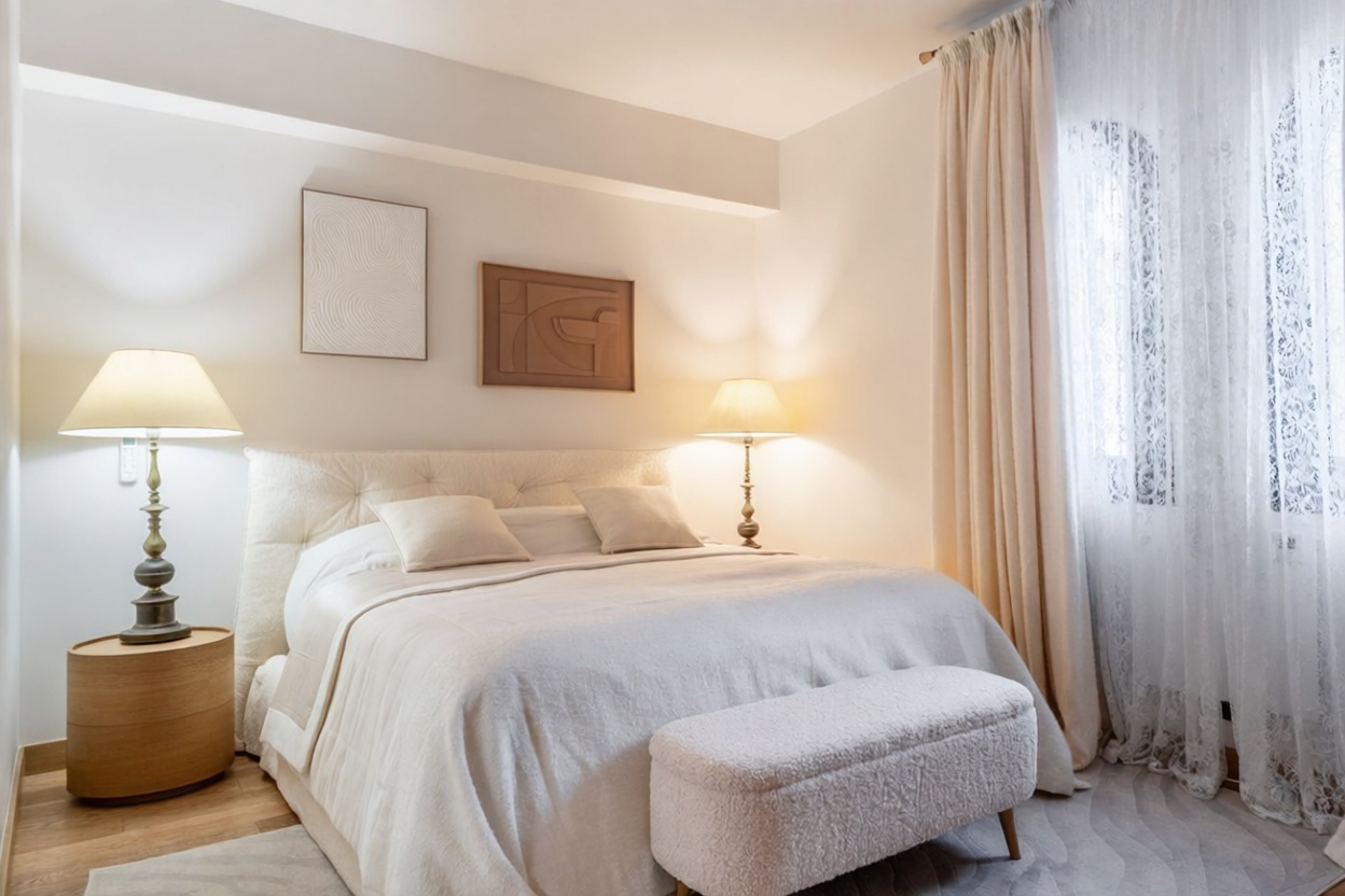 Flat for sale frontline beach in Marbella — Bedroom