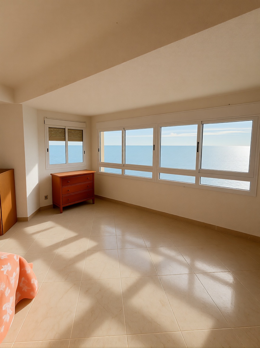 Appartement en première ligne de plage à Torrevieja — Chambre