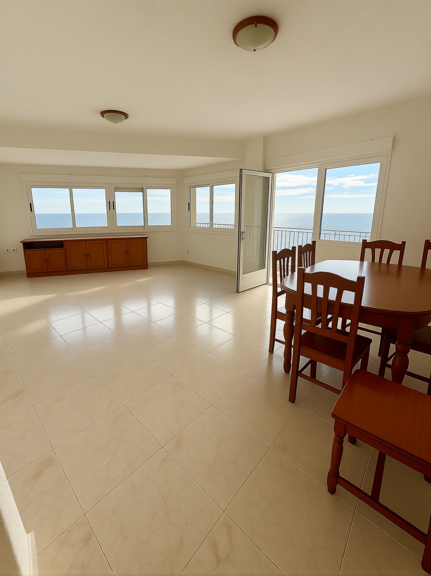 Appartement en première ligne de plage à Torrevieja — Terrasse mer