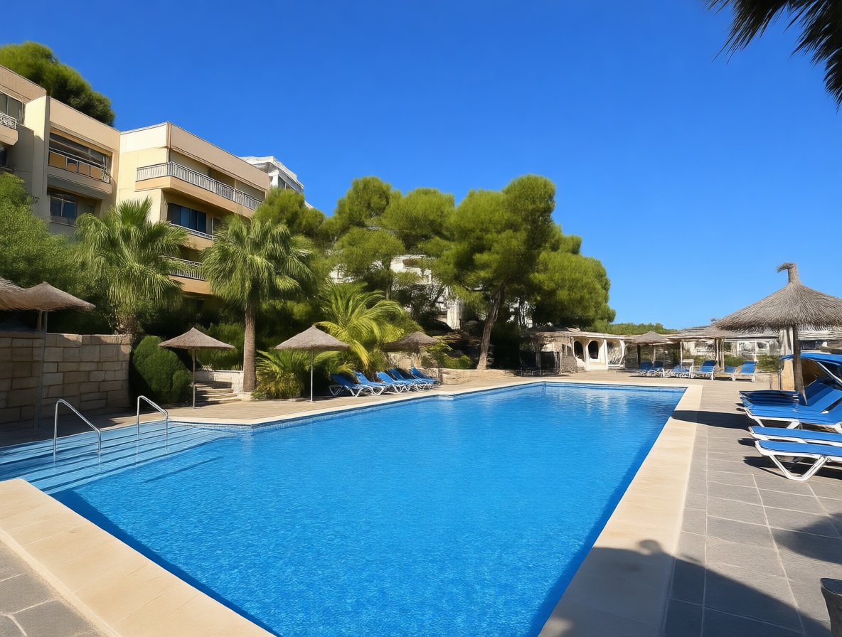 Wohnung zum Verkauf in direkter Strandlage in Calvià — Pool