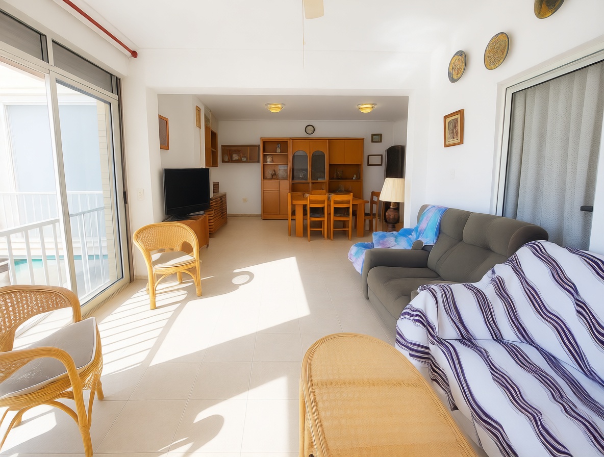 Apartamento à venda pé na areia em Cullera — Sala