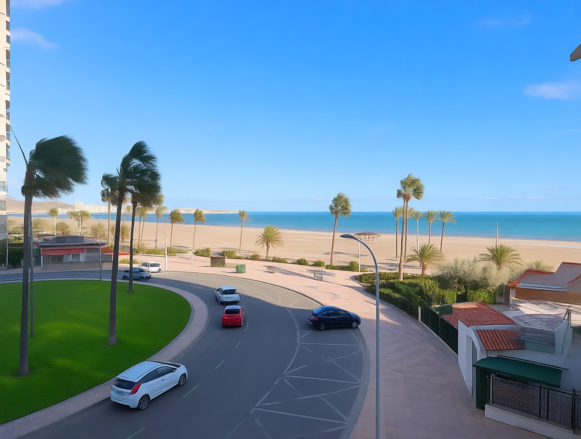 Piso en venta en primera línea de playa en Sant Antoni de Portmany — Vista mar