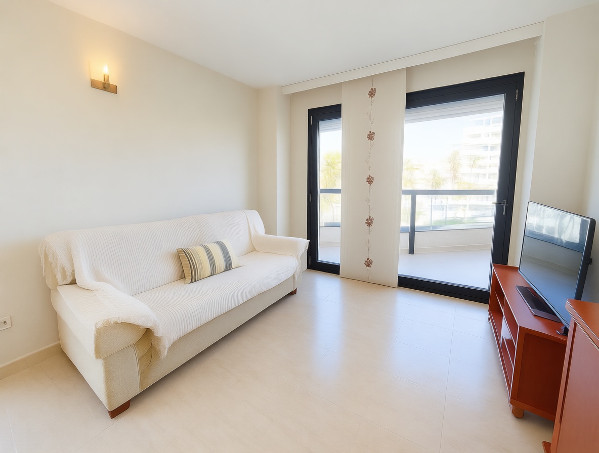 Piso en venta en primera línea de playa en Sant Antoni de Portmany — Dormitorio