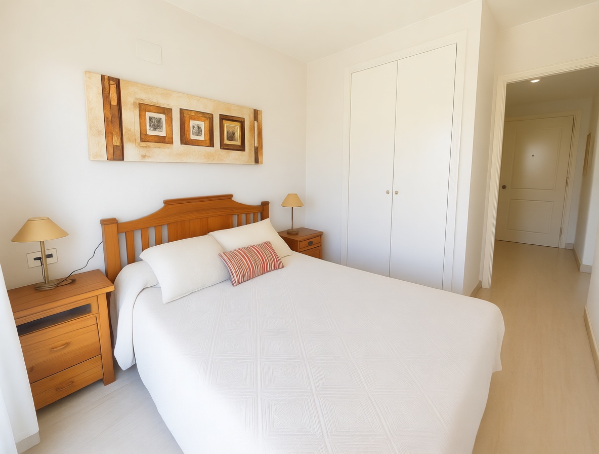 Piso en venta en primera línea de playa en Sant Antoni de Portmany — Baño
